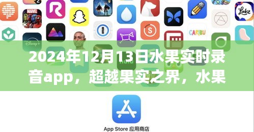 超越果實(shí)之界，水果實(shí)時錄音App背后的勵志故事與啟示錄（2024年12月13日）