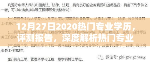 熱門專業(yè)學(xué)歷深度解析，2020年12月新趨勢與影響評測報告