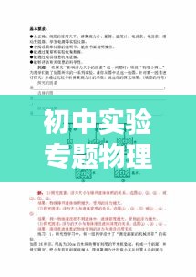 初中實驗專題物理探索，揭秘物理奧秘，提升科學素養(yǎng)