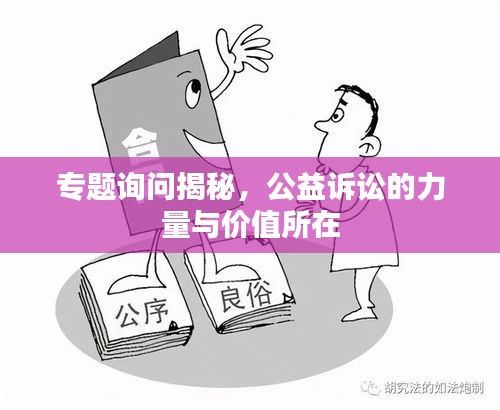 專題詢問揭秘，公益訴訟的力量與價(jià)值所在