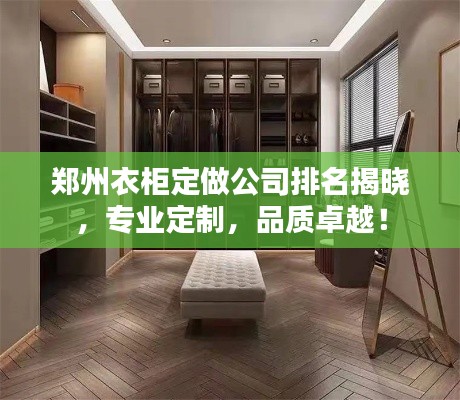 鄭州衣柜定做公司排名揭曉，專業(yè)定制，品質(zhì)卓越！
