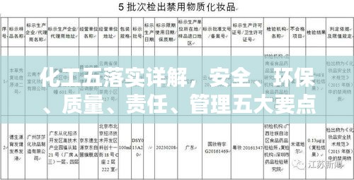 化工五落實詳解，安全、環(huán)保、質量、責任、管理五大要點全解析！