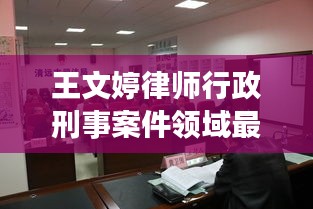 王文婷律師行政刑事案件領(lǐng)域最新進(jìn)展，深度解析法律動(dòng)態(tài)