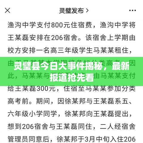 靈璧縣今日大事件揭秘，最新報(bào)道搶先看