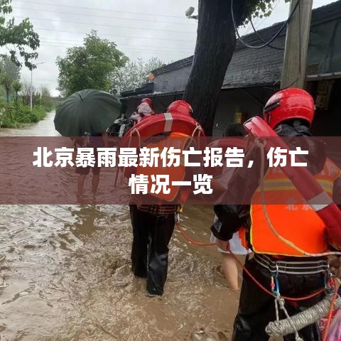 北京暴雨最新傷亡報(bào)告，傷亡情況一覽