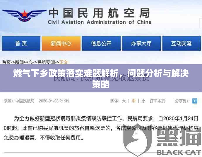 燃氣下鄉(xiāng)政策落實難題解析，問題分析與解決策略