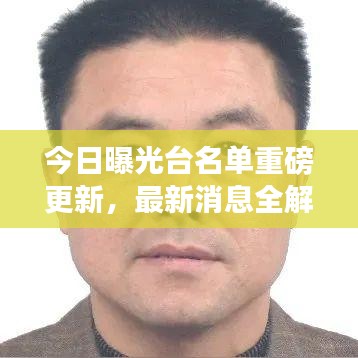 今日曝光臺(tái)名單重磅更新，最新消息全解析