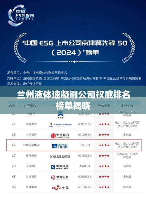蘭州液體速凝劑公司權(quán)威排名榜單揭曉