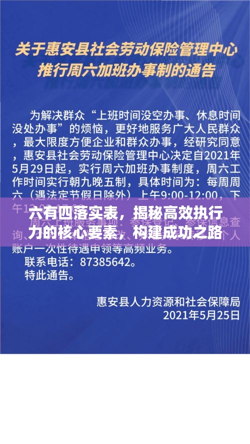 六有四落實表，揭秘高效執(zhí)行力的核心要素，構(gòu)建成功之路！