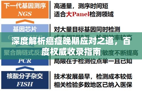 深度解析癌癥晚期應(yīng)對(duì)之道，百度權(quán)威收錄指南