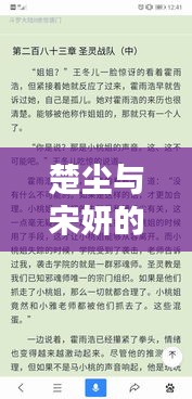 楚塵與宋妍的奇妙世界，百度搜索小說精彩呈現(xiàn)！