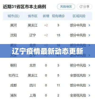 遼寧疫情最新動態(tài)更新