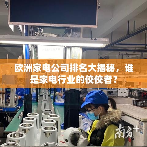 歐洲家電公司排名大揭秘，誰是家電行業(yè)的佼佼者？